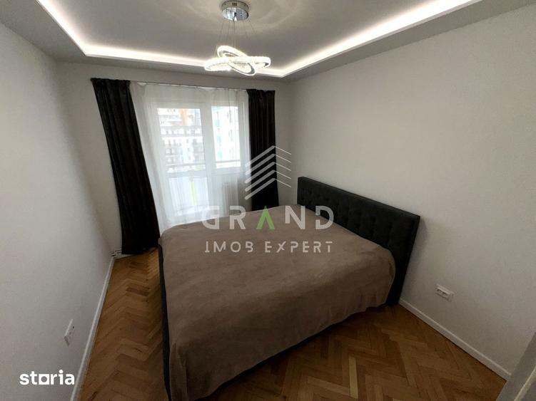 Apartament cu 3 camere decomandat, mobilat în Mărăști