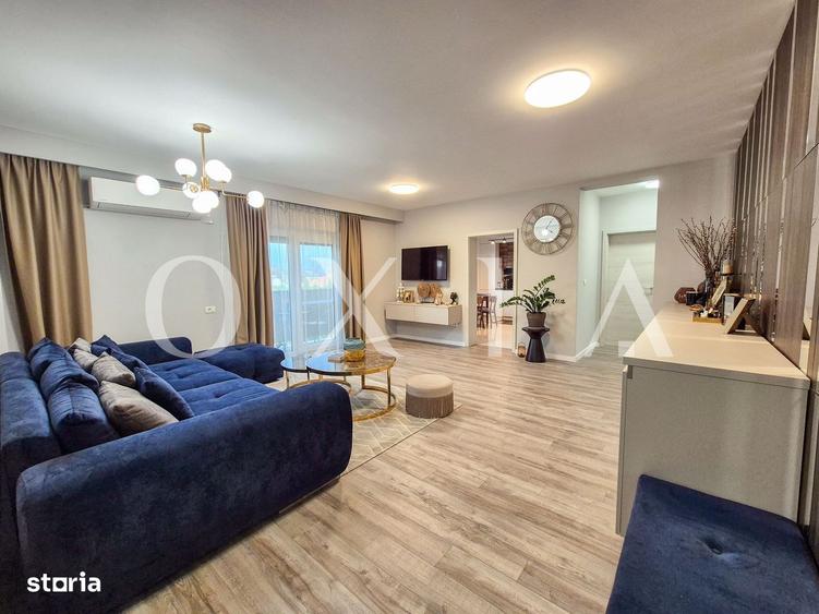 Apartament cu 4 camere semidecomandat, mobilat în Chișoda