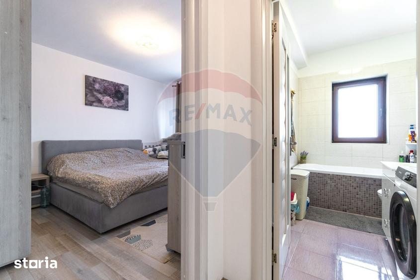 Apartament cu 2 camere decomandat, mobilat în Sânpetru