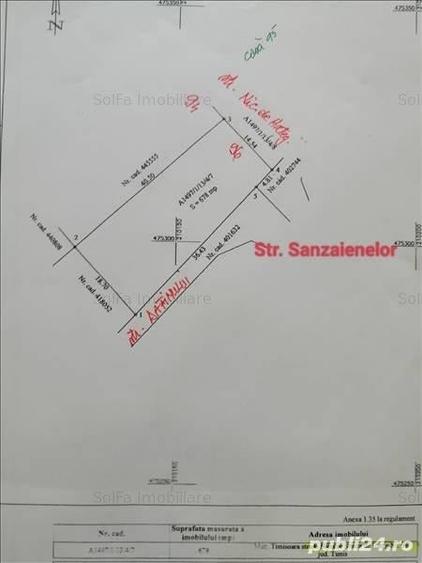 678 mp. teren str. Nicolae Stoica de Hateg nr. 96 colt cu str. Sanzaienelor Dafinului - 5