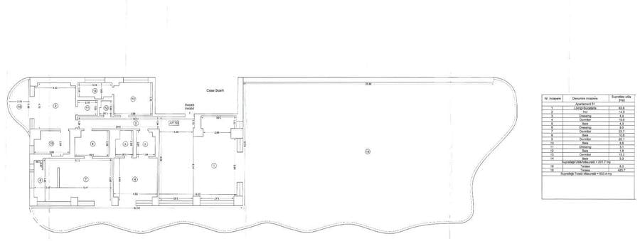Apartament cu 5 camere în Central