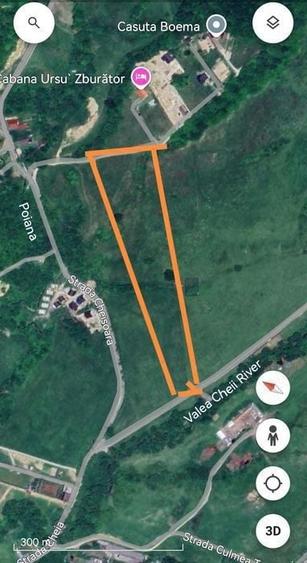 Teren de 25500 mp, în Cheile Râșnoavei