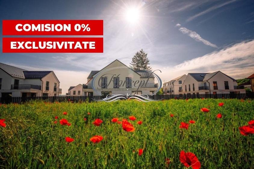 Duplex cu 4 camere cu Canalizare în Gilău