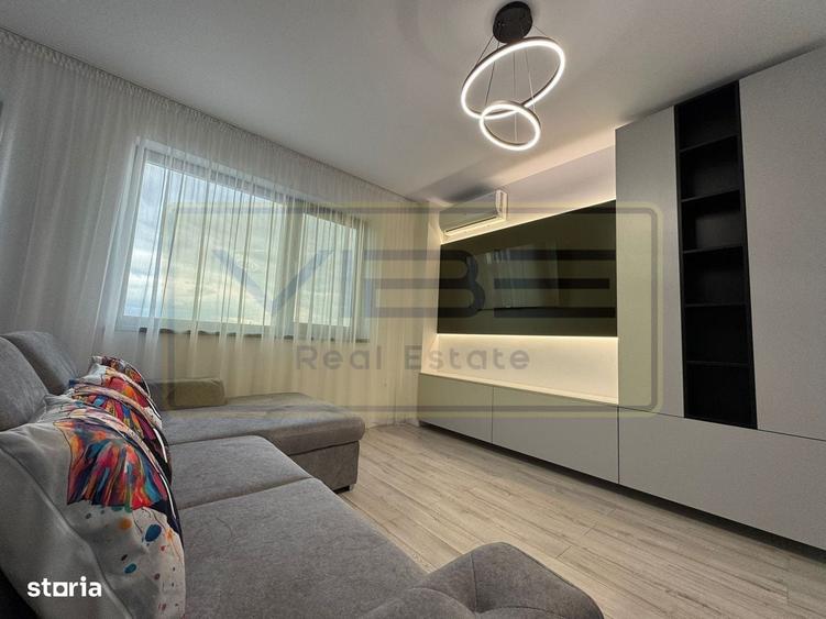 Apartament cu 2 camere semidecomandat în Central