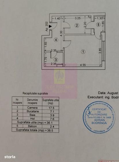 Garsonieră decomandată în Politehnica