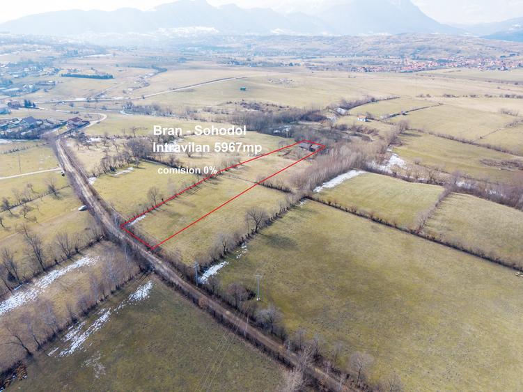 Comision0-Bran Sohodol vedere spre Piatra Craiului Teren intravilan 5967mp+bonus - 17