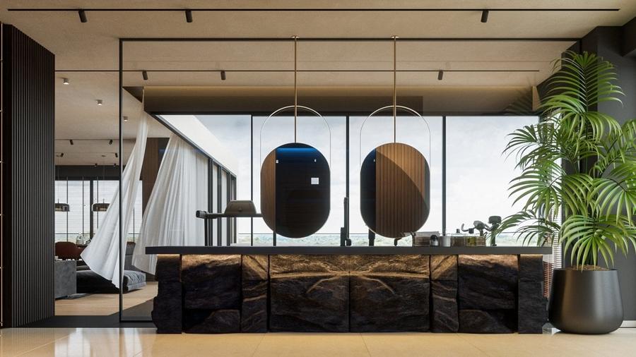 Penthouse 6 camere | 551 mp, terasa 193 mp, panorama padure – Pines Residence - 11