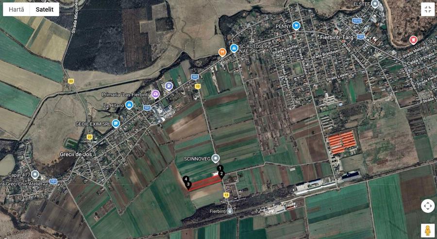 Teren de vanzare Fierbinti Targ, Ialomita - 1