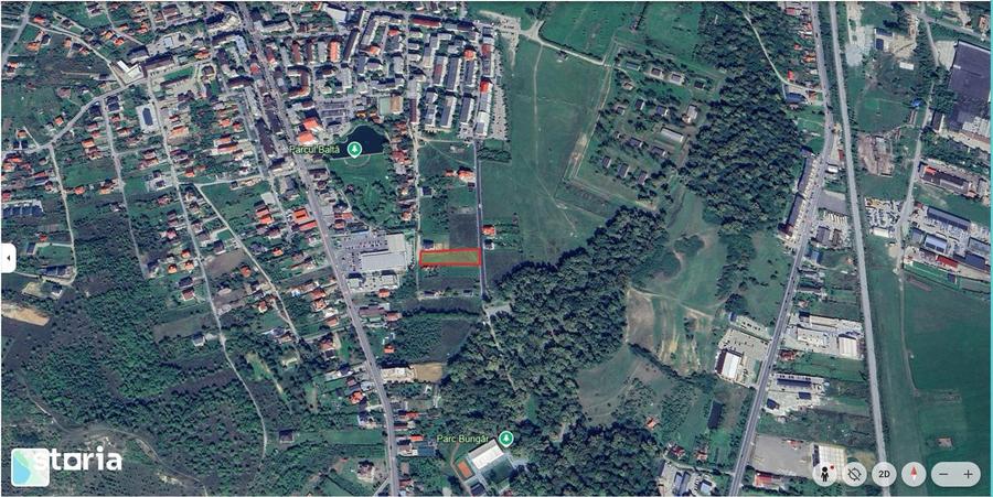 Teren intravilan 2800 mp ideal pentru casa, duplexuri sau bloc P+2E - 2