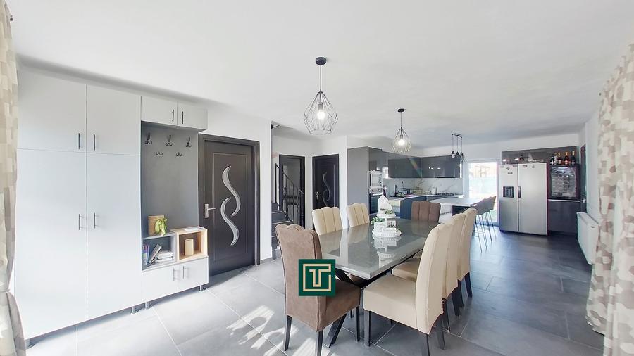 Casă nouă mobilată modern, la cheie, cu 5 camere, cu fotovoltaice, în Vinga - 17