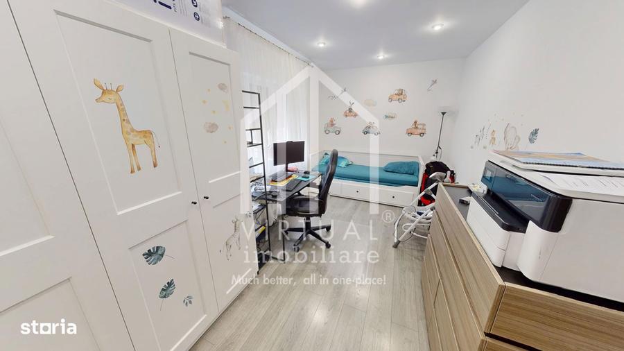 Ap. cu 3 camere 83mp utili + terasa si gradina | 2 locuri de parcare - 1