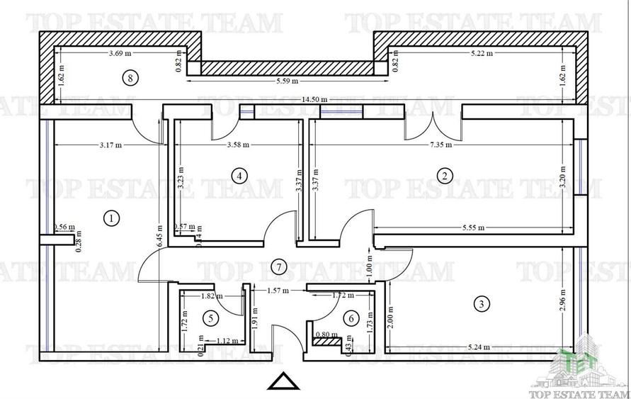 Apartament cu 4 camere decomandat în Giulești