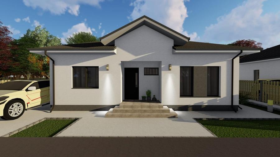 FARA COMISIOANE casa 4 camere P+pod placa incalzire pardos pompa caldura beci - 1