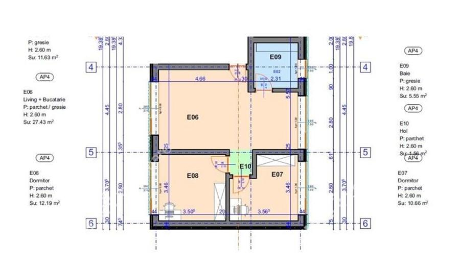 Apartament de 3 camere etajul 1 cu 2 locuri de parcare zona Turnisor - 7