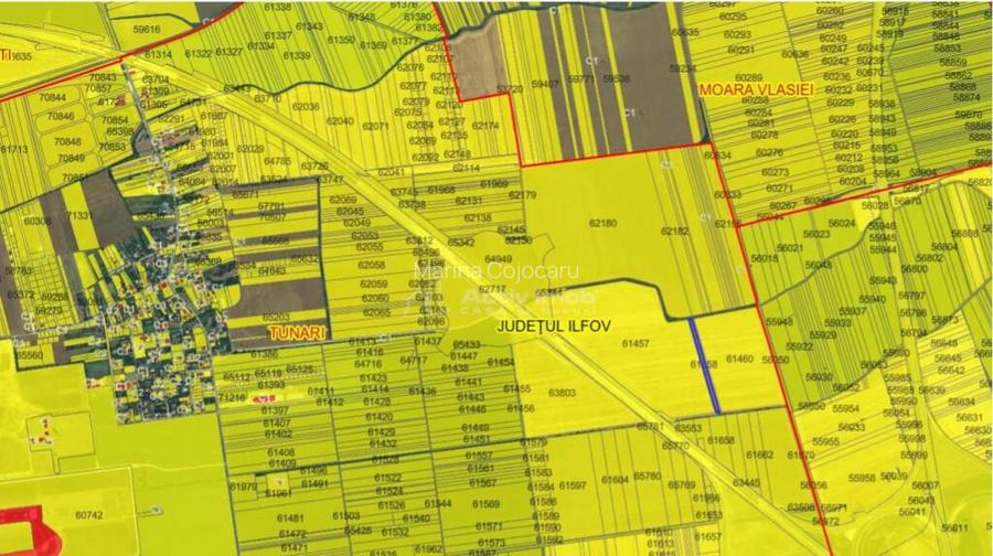 Teren Intravilan Tunari, (Dimieni), int. A0 cu A3