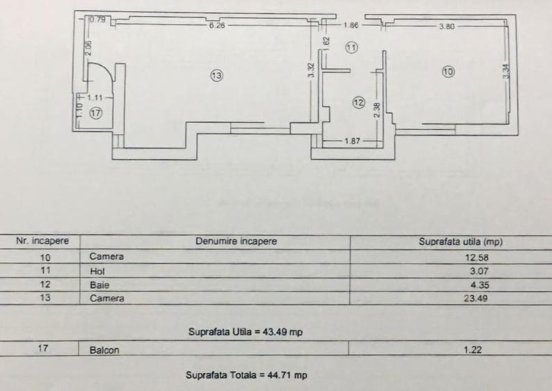 Apartament 2 camere complet mobilat si utilat LIDL Mamaia Sat - 16