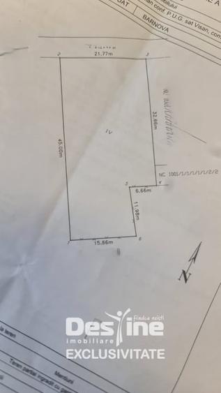 COMISION 0% CUMPARATOR - Teren intravilan 900 mp - Vișan, Barnova - 1