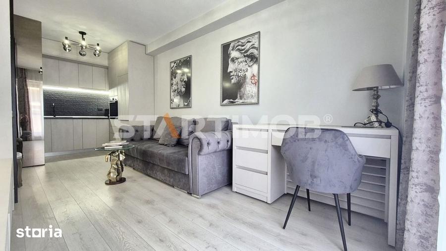 Apartament cu 2 camere, mobilat în Tractorul