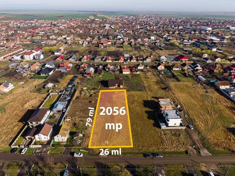 Teren zona rezidentiala 2056 mp, Sanandrei, Str. Renasterii, Comision  0 - 1