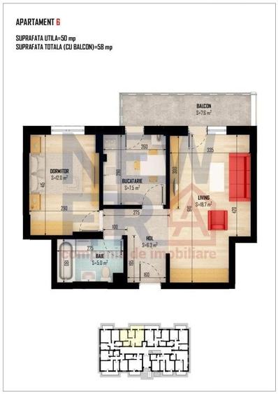 Apartament cu 2 camere de vanzare in Bragadiru COMISION 0% DIRECT DEZVOLTATOR - 1