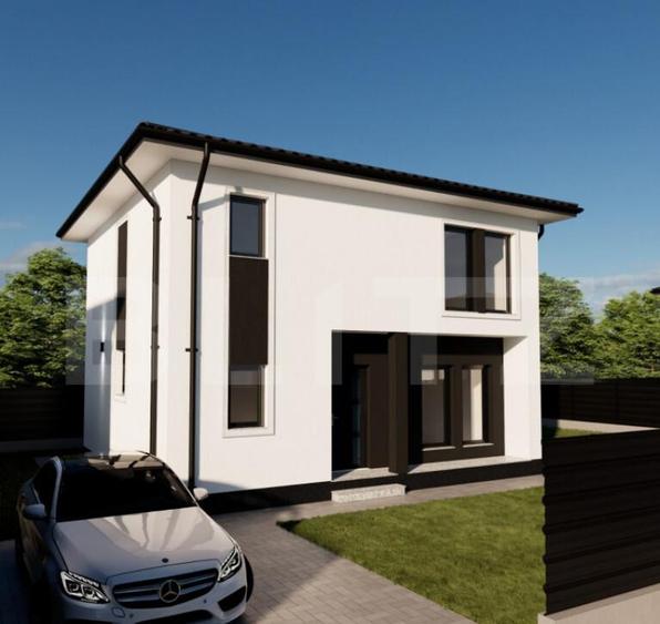 Casa moderna , materiale premium ,150 mp construiti , zona - 2