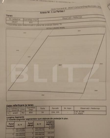 Teren extravilan,850 mp,ideal de cabana,zona Blajeni de Jos - 3