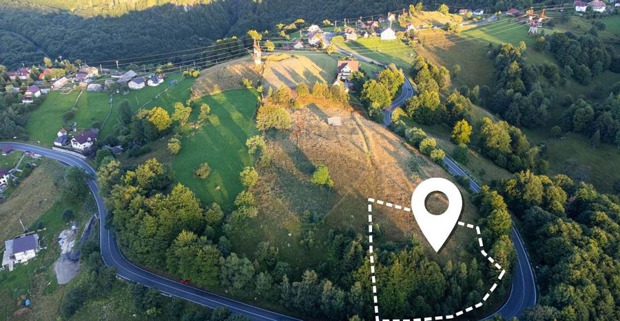 Teren 2,000mp Fundata / DN 73 / Comision 0% - 1