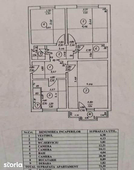 3 CAMERE ? RENOVAT ? BLOC REABILITAT ? ETAJ INTERMEDIAR ? NERVA TRA - 4