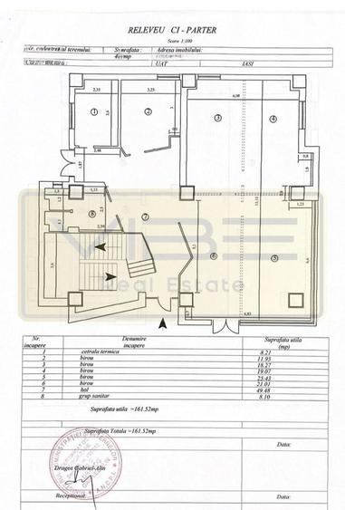 Cladire birouri / activități medicale - 1032 mp utili - semicentral - 5