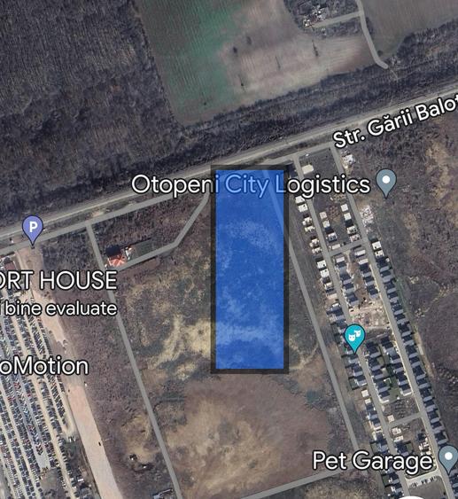 Vanzare teren Aeroport Otopeni Dr.Garii Balotesti zona Fermei - 1