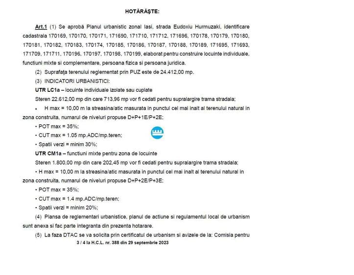 Teren intravilan de vanzare in Iasi, zona Copou - 6