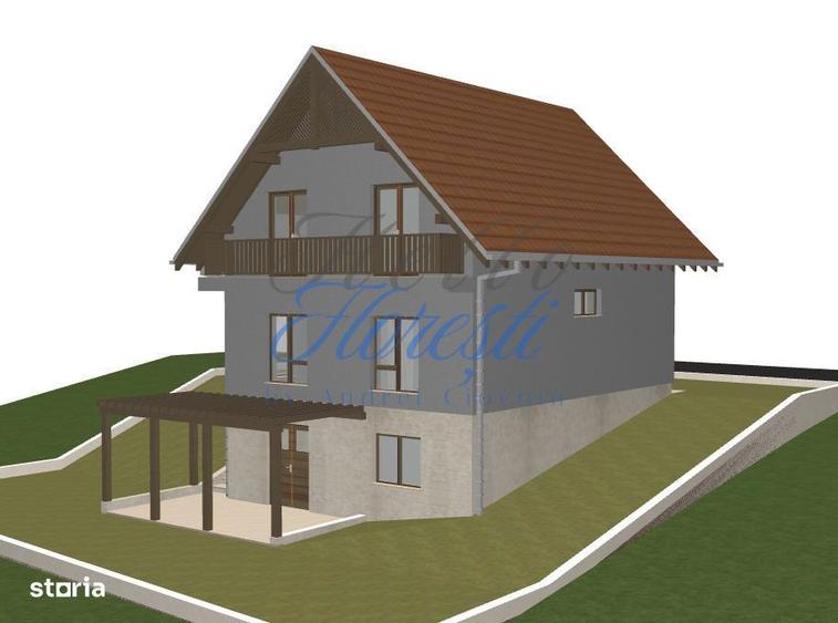 Teren cu autorizatie casa individuala, 450mp, Chinteni - 2