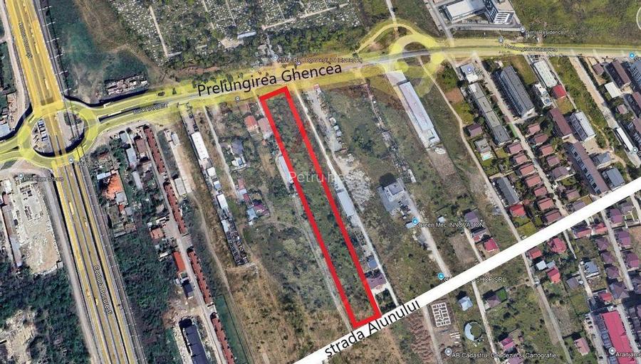 Teren intravilan, 7383 mp, dubla deschidere, Prelungirea ...