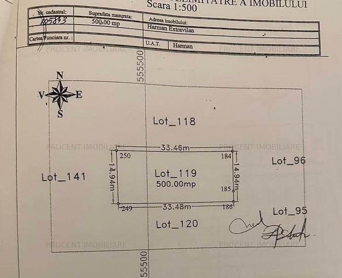 Teren intre case Harman - 2