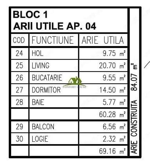 APT. decomandat -2 camere la Parter inalt in BL.Nou-str.Ostroveni - 6