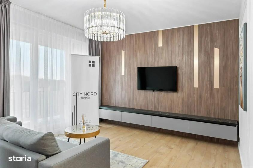 Apartament 2 camere cu terasa panoramica, CITY NORD Stefan cel Mare, - 5