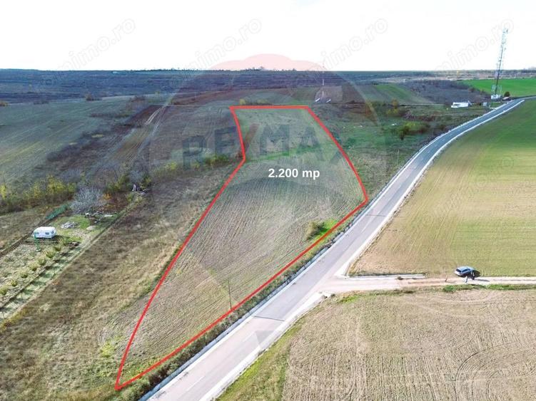 Teren de Vanzare Tulucesti. Potential Logistic, Rezidential 2.200mp - 2