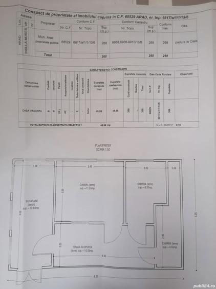 Vand cabana cedez concesiune teren Trei insule Insula Mures Arad - 3