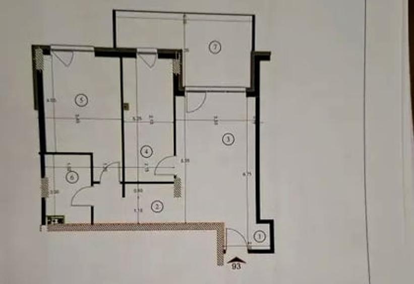 Apartament 2 camere 58,8 mp + 13,7 mp balcon  finisat si mobilat strada Fabricii - 9
