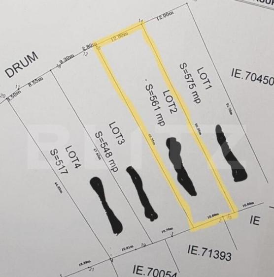 Teren intravilan 561 mp, zona Ampoita - Sard - 1