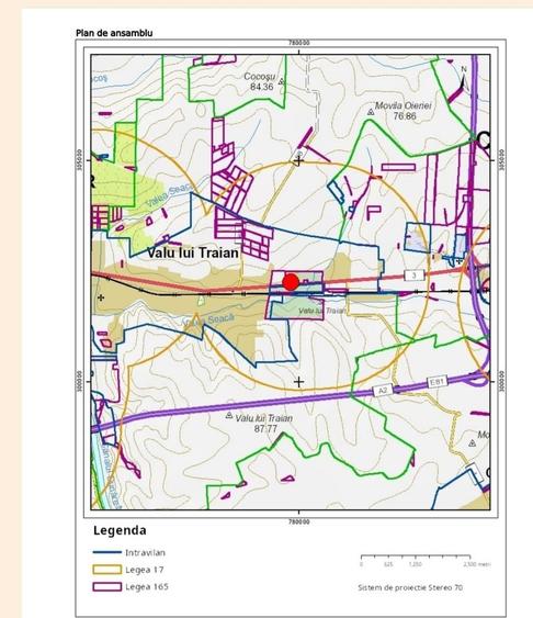 Teren intravilan 1.014 mp | Valu lui Traian | P+4E | Forest M - 11