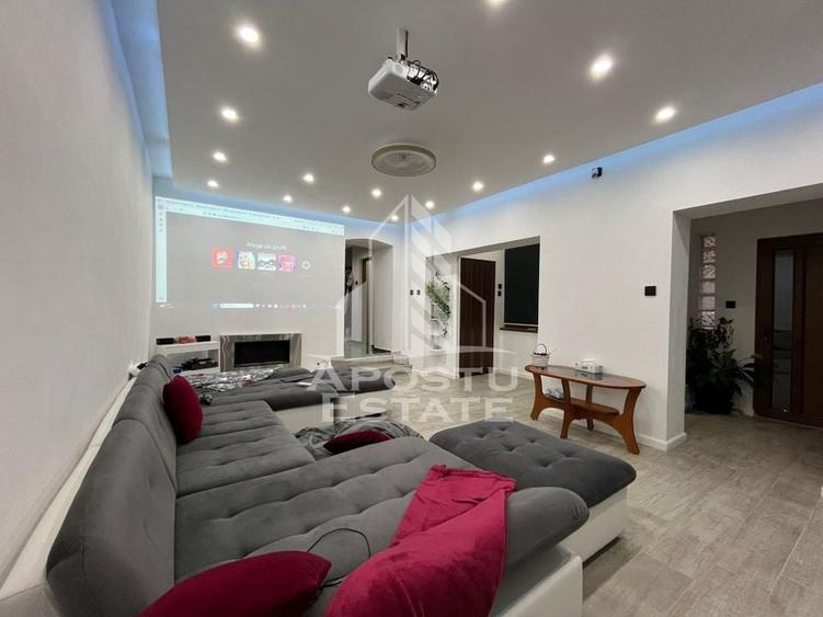 Casa individuala, 6 camere, 3 bai, garaj,acces auto, teren de 411 - 1