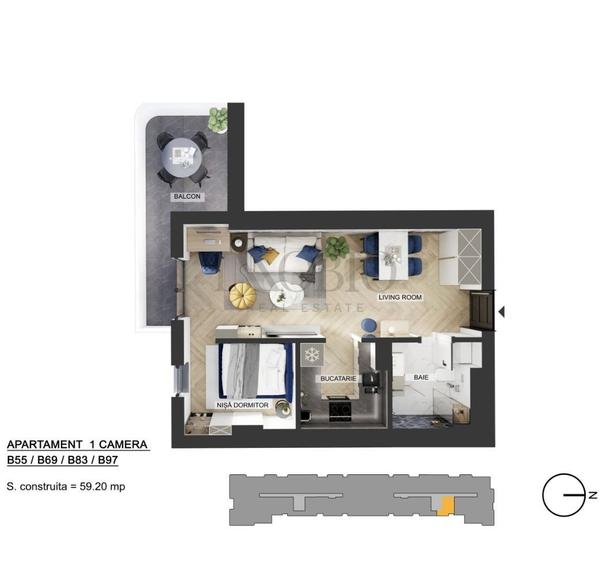 Comision 0% | Studio | My Place North | Pipera Plaza - 3