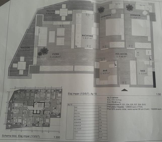 Apartament 3 camere de vânzare, Inel 2 – confort și poziție excelentă! - 1