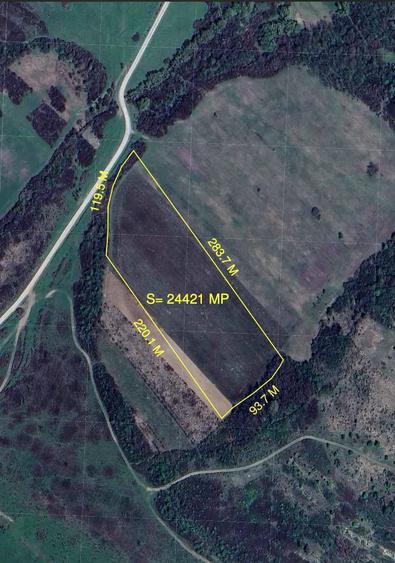 Teren de 24421 mp, în Uileacu de Munte