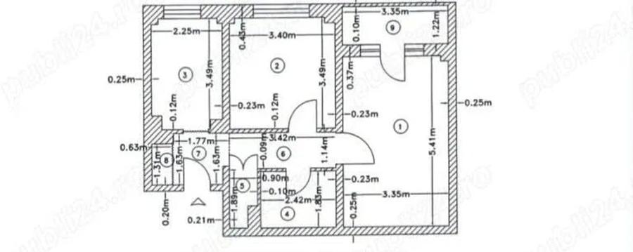 Apartament cu 2 camere decomandat în Sud