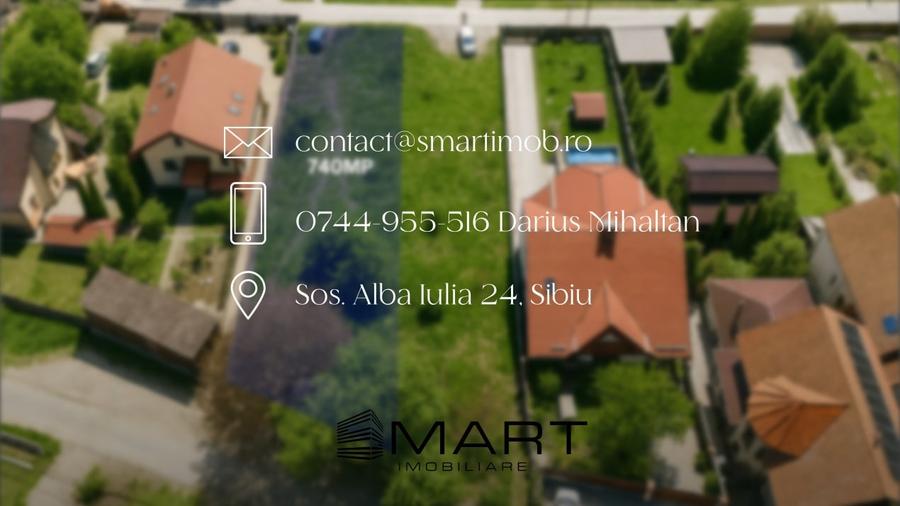 Teren intravilan cu utilitati Sub-Cetate - Cisnadioara - 4