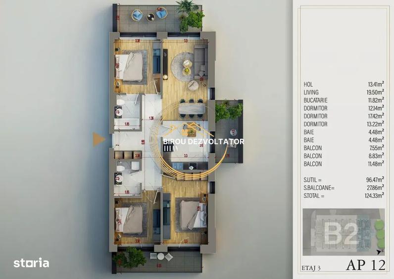 Izolatie fonica|Decomandat Finalizat Piscina Comercial Ansamblu de TOP - 5