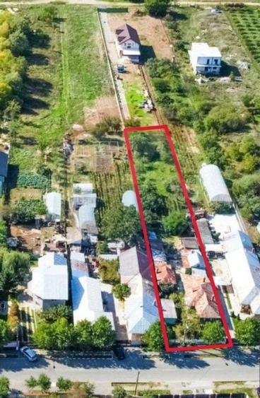 Teren intravilan 1,189mp Buftea - constructii si livada/ Strada Scolii - 3