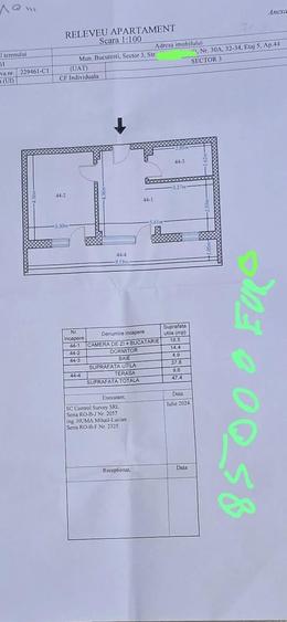 vand ap la 1800 euro metri salajan ozana conform suprafetelor la etaj 5 sector 3 - 3